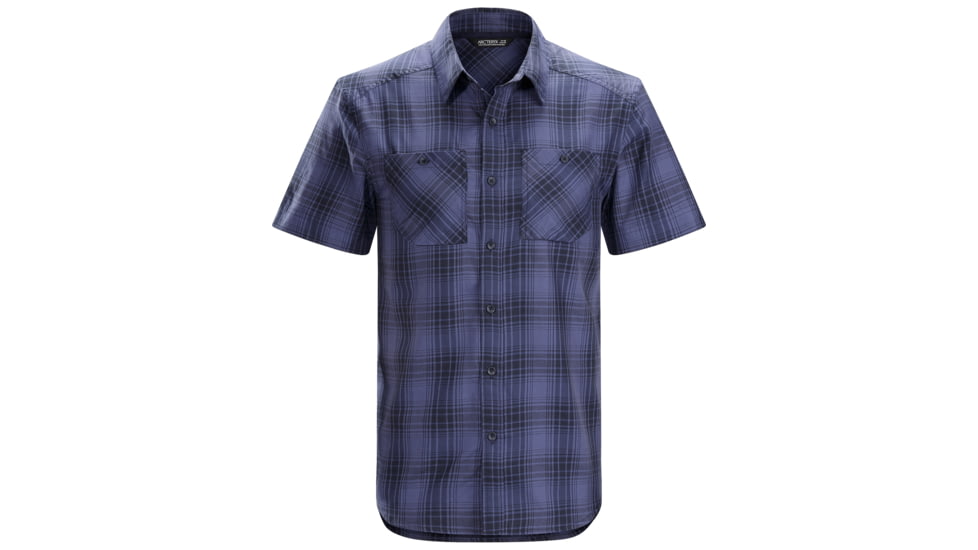 Arc'teryx Tranzat Short Sleeve Shirt - Men's -Smalt-X-Large