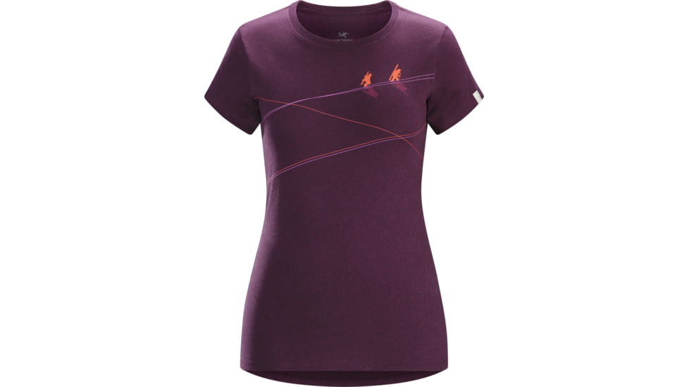 Arc'teryx Up Slope Short Sleeve T-Shirt - Women's-Heathered LT Chandra-X-Small