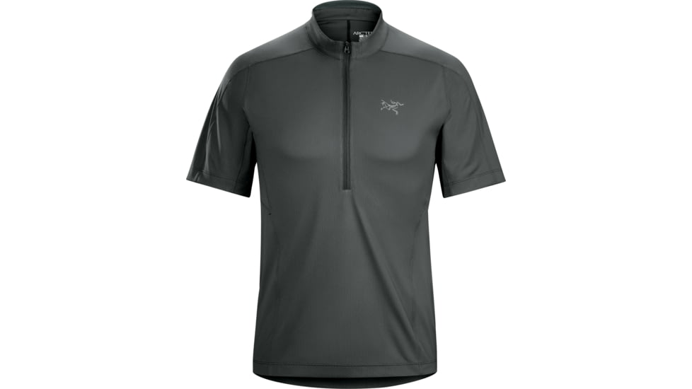 Arc'teryx Velox Zip Neck Short Sleeve Shirt - Men's -Janus-Medium