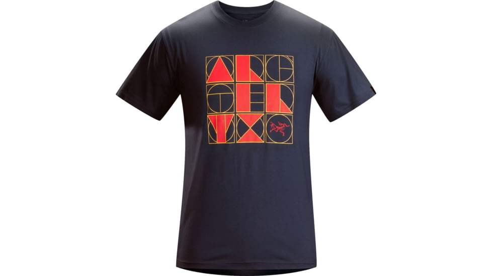 Arc'teryx Word Album Short Sleeve T-Shirt - Men's-Blue Onyx-Small