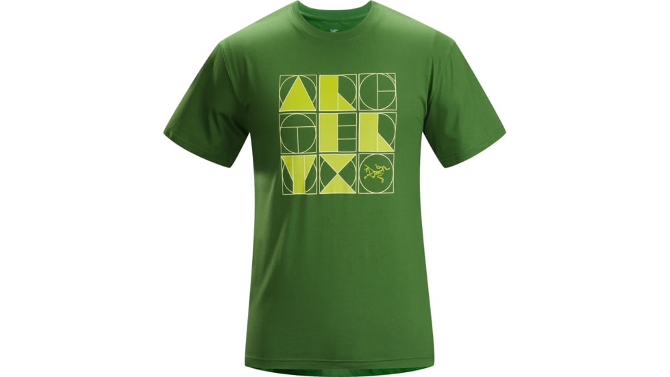 Arc'teryx Word Album Short Sleeve T-Shirt - Men's-Stone Pine-Small