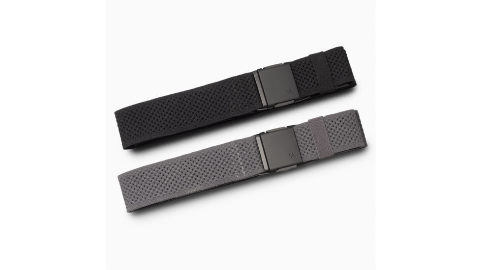 Arcade Belts Momentum Belt Kit, Standard/Standard, 1.5in Width, Black/Charcoal, 30-40 inch, momentum-stretch-bk
