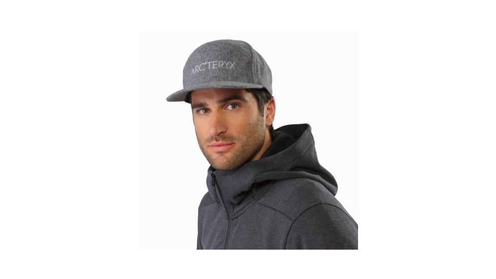 Arcteryx 7 Panel Wool Ball Cap - Transition, Grey Heather, 396373