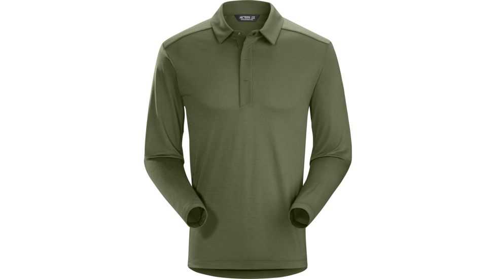 Arcteryx A2B Long Sleeve Polo - Mens, Wildwood, Extra Large, 398896