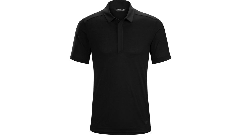Arc'teryx A2B Short Sleeve Polo - Mens, Black, Extra Large, 325063