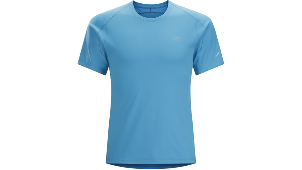 Accelerator Crew Short Sleeve Shirt - Mens-Adriatic Blue-Large