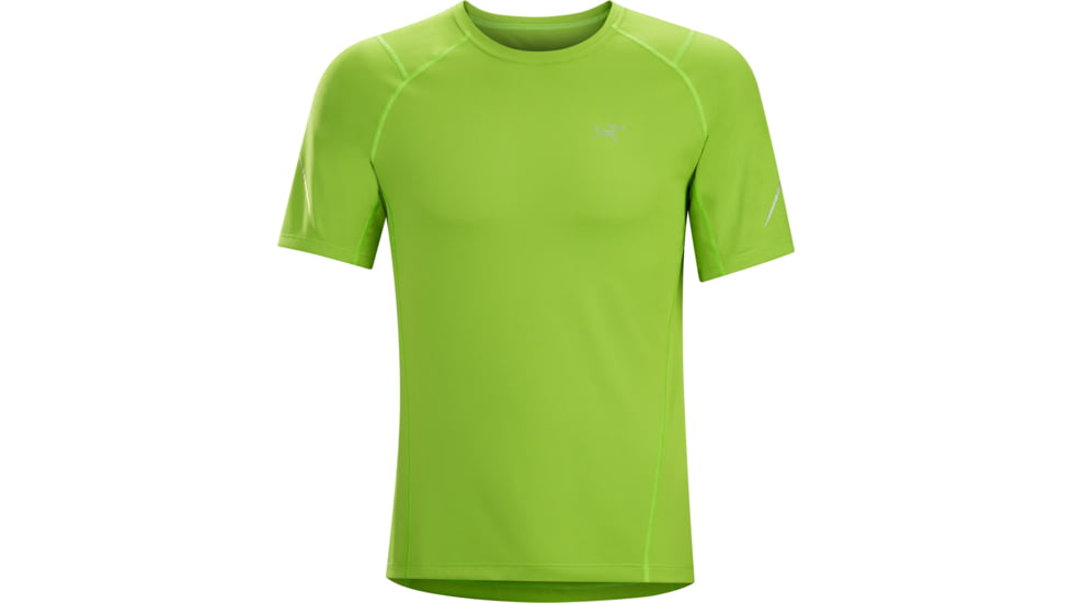 Arcteryx Accelerator Crew Short Sleeve Shirt - Mens-Vert Green-X-Large