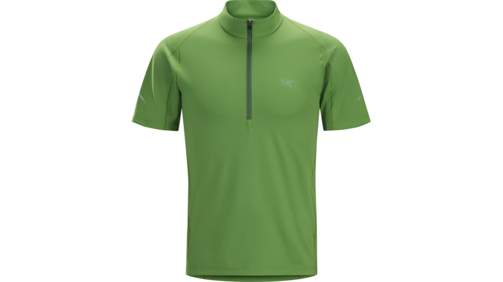 Accelerator Zip Neck Short Sleeve - Mens-Hylidae-Large