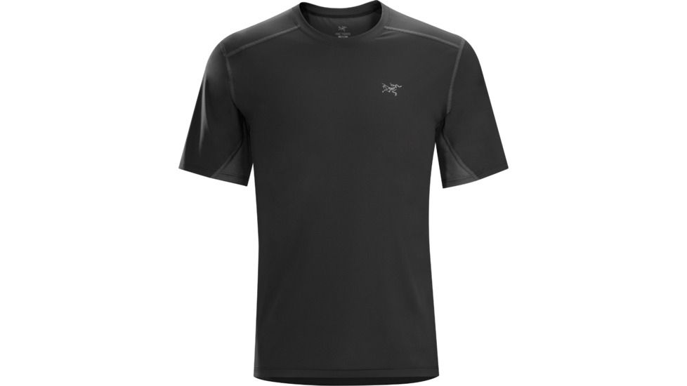 Arc'teryx Accelero Comp Short Sleeve Tee - Men's-Carbon Copy-Medium