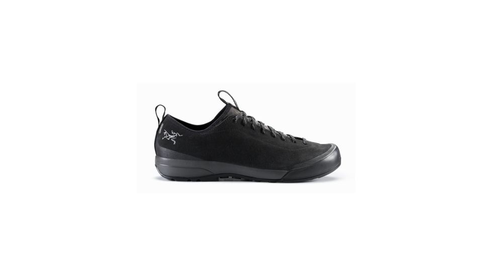 Arcteryx Acrux SL Leather GTX Approach Shoe - Mens, BLACK/Shark, 7.5, 21140-BLACK/Shark-7.5