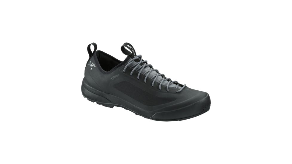Arcteryx Acrux SL Leather GTX Approach Shoe - Mens, Black/Stone, 9.5 US, 19888-Black/Stone-9.5