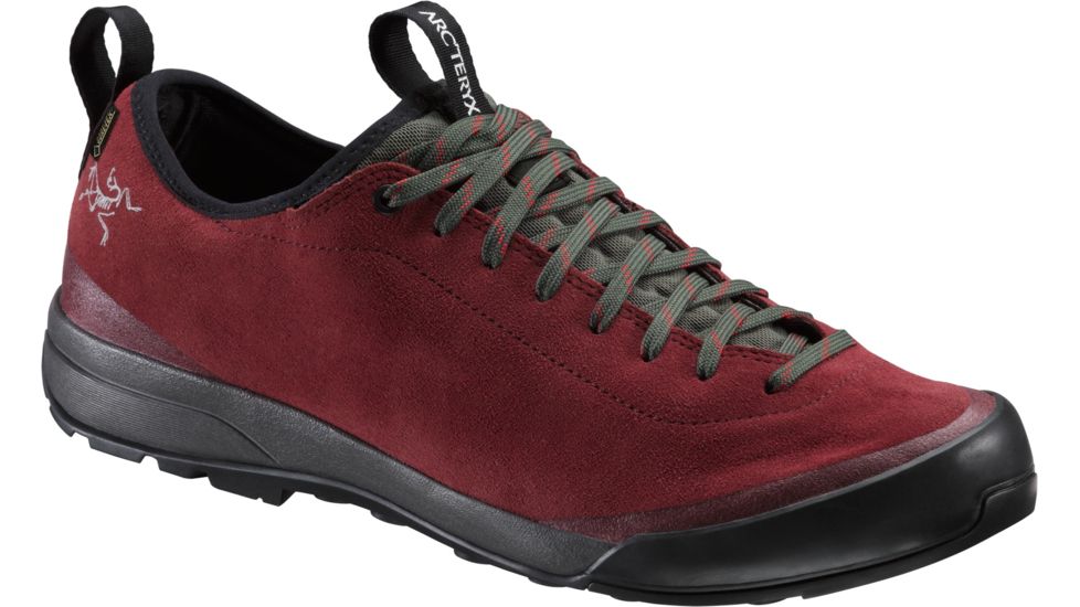 Arcteryx Acrux SL Leather GTX Approach Shoe - Mens, Carmin/Windy Green, 9, 21140-CWG-9