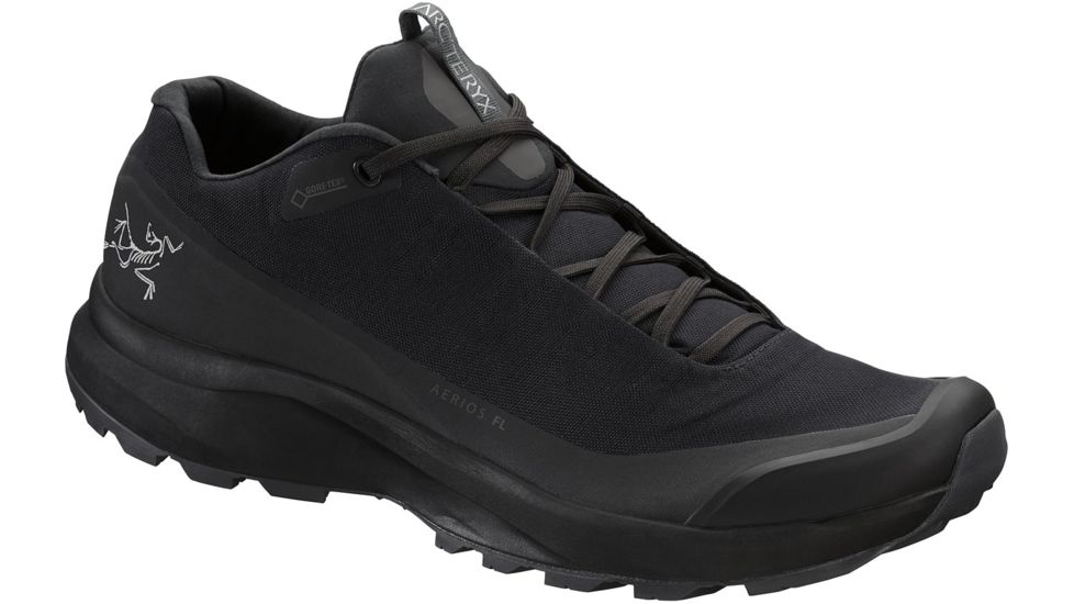 Arcteryx Aerios FL GTX Hiking Shoes - Mens, Black/Pilot, 10.5, 400242