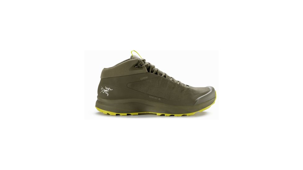 Arc'teryx Aerios FL MID GTX Hiking Shoes - Men's, Taan Forest/Lampyres, 11.5, 24116-400198-11.5