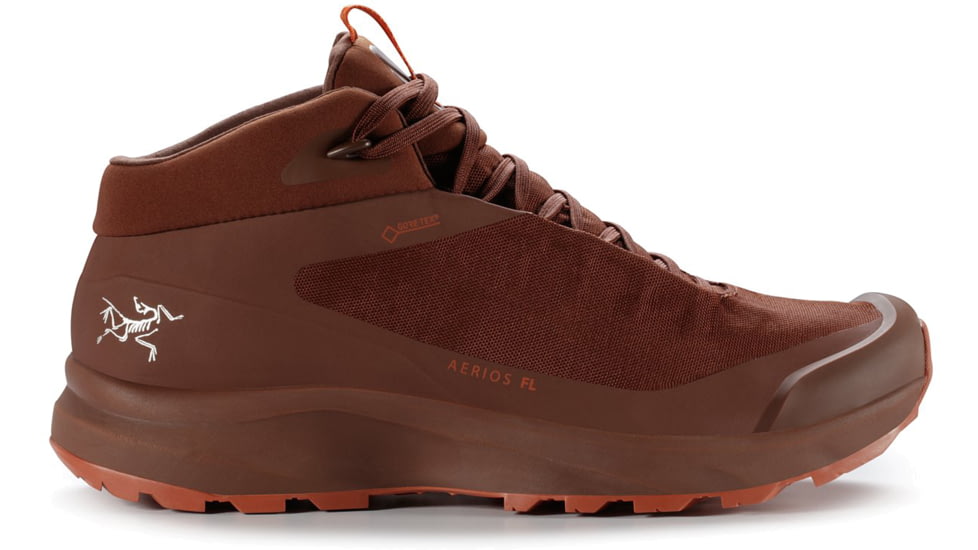 Arcteryx Aerios FL MID GTX Hiking Shoes - Womens, Redox/Boreal Burn, 10, 24733-400234-10