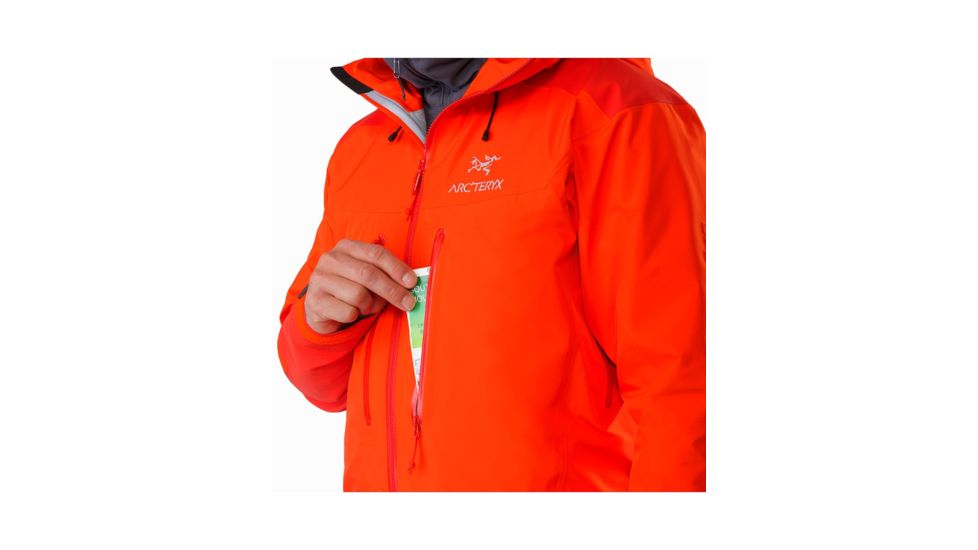 Arc'teryx Alpha AR Jacket - Men's, Flare, Extra Large, 351068