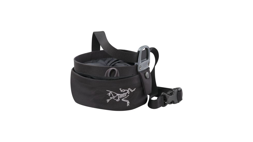 Arc'teryx Aperture Chalk Bag, Black, Large, 175482
