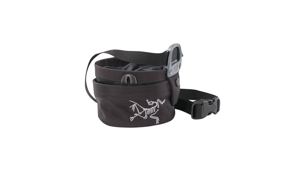 Arc'teryx Aperture Chalk Bag, Black, Small, 175487