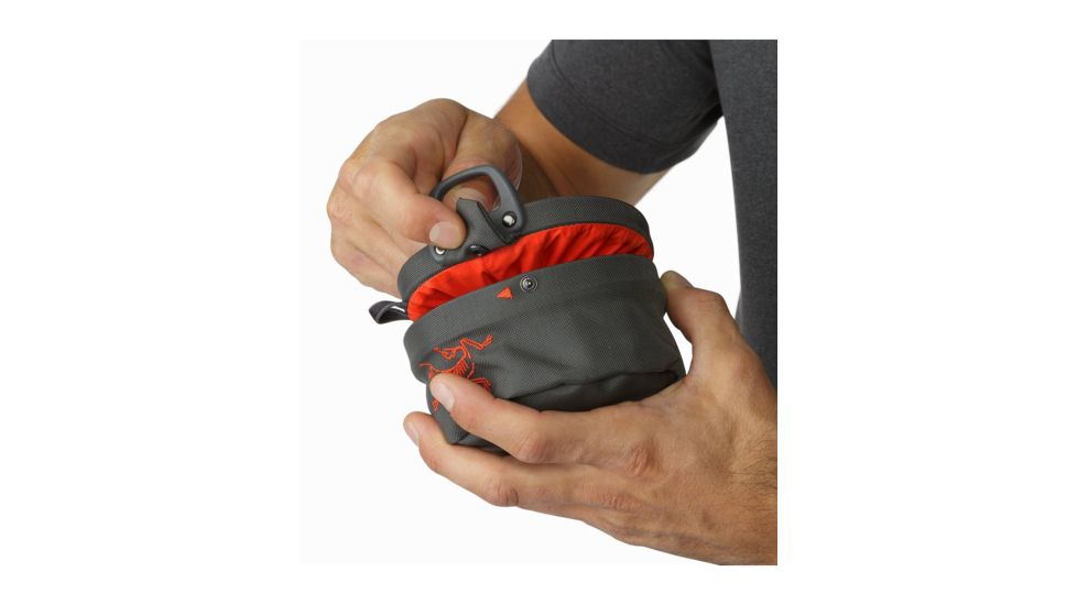 Arc'teryx Aperture Chalk Bag, Pilot/Flare, Large, 328893