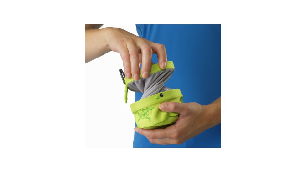 Arc'teryx Aperture Chalk Bag, Titanite/Pegasus, Small, 328879