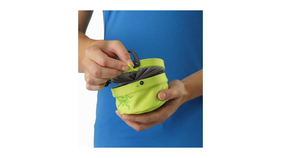 Arc'teryx Aperture Chalk Bag, Titanite/Pegasus, Small, 328879