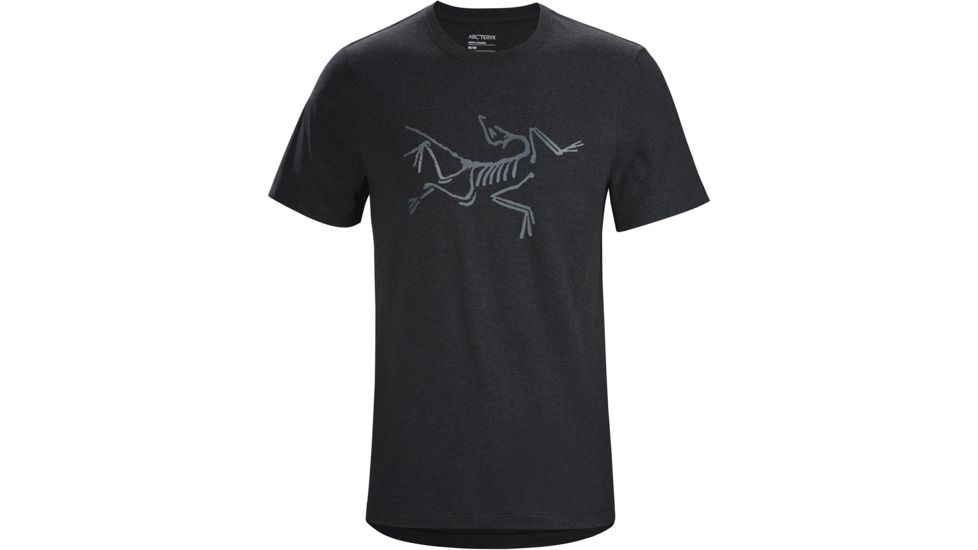 Arcteryx Archaeopteryx Short Sleeve T-Shirt - Mens, Black Heather, Small, 412935