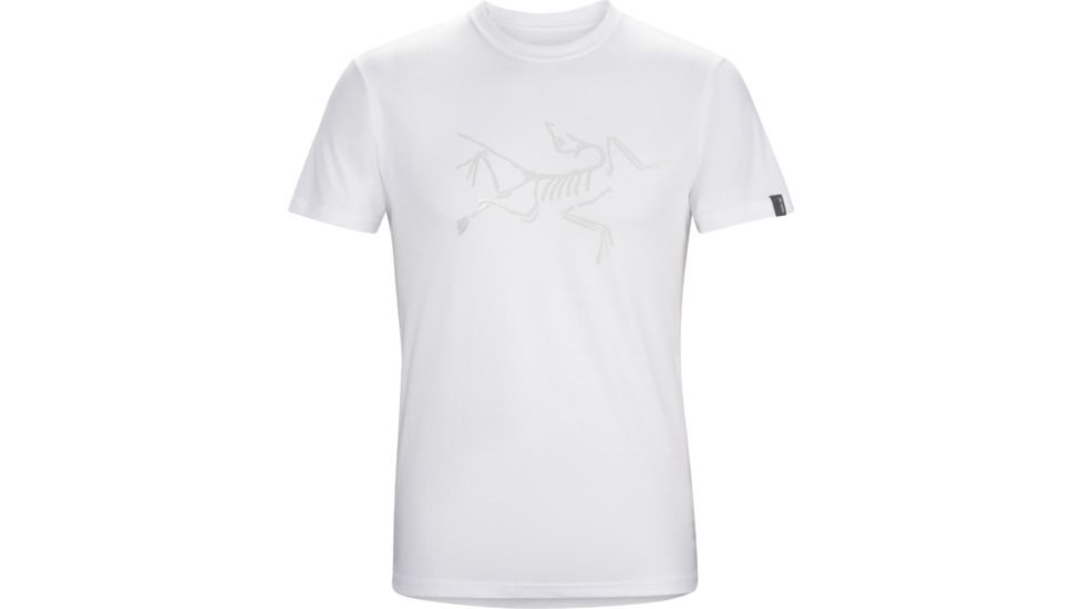 Archaeopteryx Short Sleeve T-Shirt - Mens-White/Silver Lining-Small