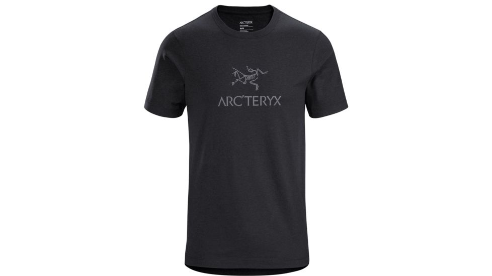 Arcteryx ArcWord Short Sleeve T-Shirt - Mens, Black Heather, Large, 412893