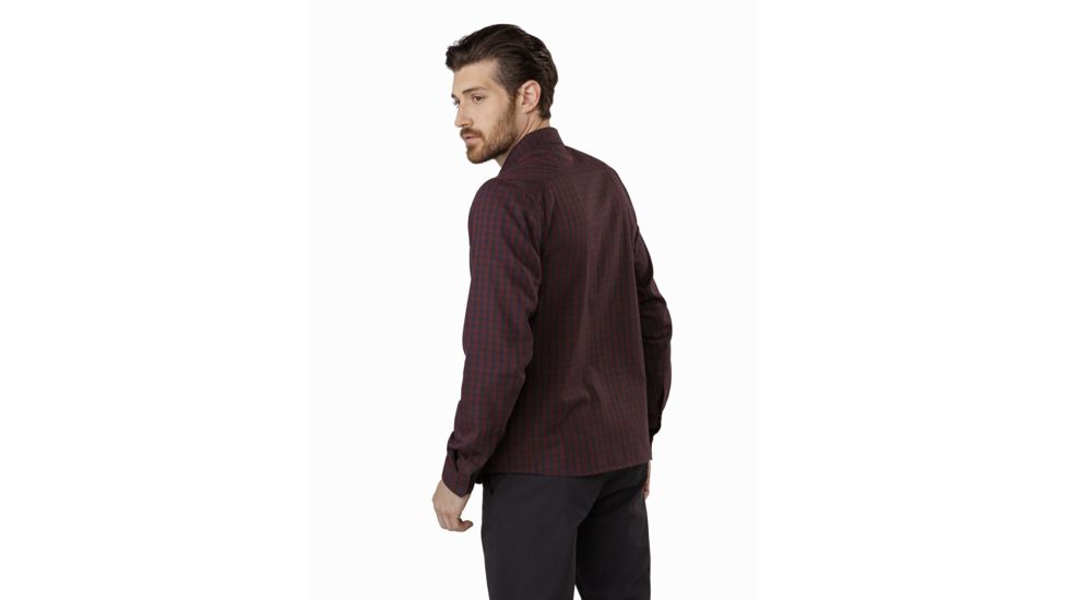 Arcteryx Bernal Ls Shirt - Mens, Black Baccara, Extra Large, 392345