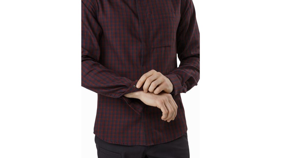 Arcteryx Bernal Ls Shirt - Mens, Black Baccara, Extra Large, 392345