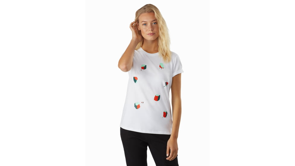 Arcteryx Boulder-Scape Short Sleeve T-Shirt - Womens, White, Extra Large, 414174