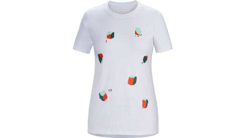 Arcteryx Boulder-Scape Short Sleeve T-Shirt - Womens, White, Extra Large, 414174