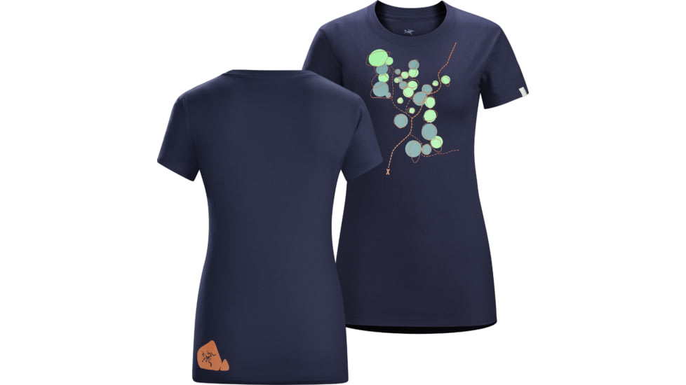 Boulder Trail Short Sleeve Crew - Womens -Marianas-Small