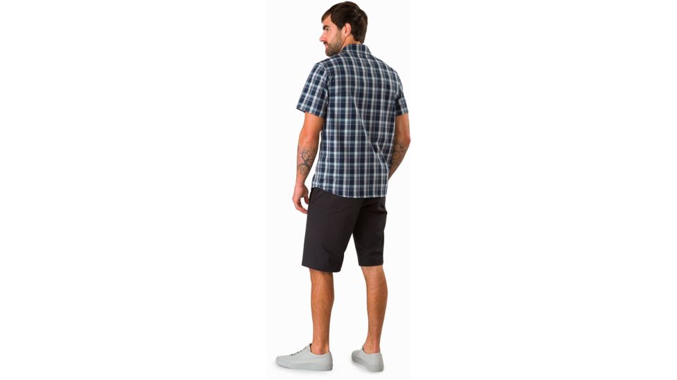 Arc'teryx Brohm Shirt with Short Sleeve - Men's, Abyssal, Small, 372975