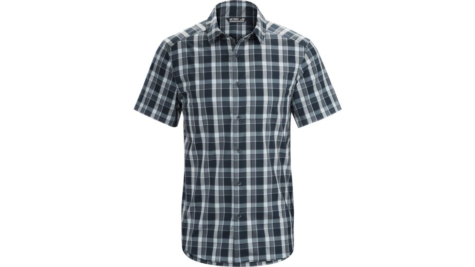 Arc'teryx Brohm Shirt with Short Sleeve - Men's, Abyssal, Small, 372975