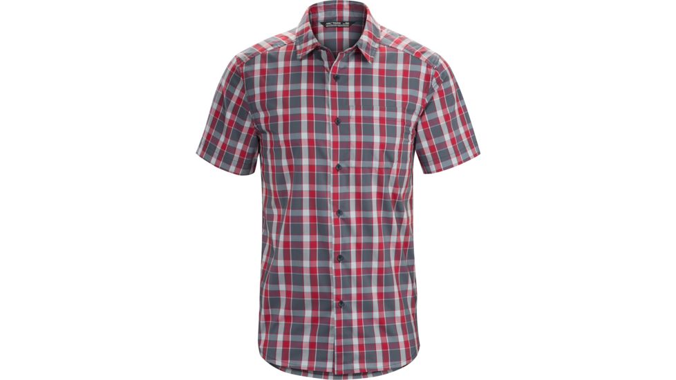 Arc'teryx Brohm Shirt with Short Sleeve - Men's, Dreadnought, Small, 372990