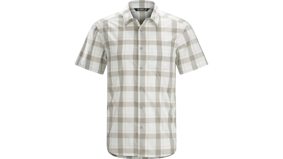 Brohm Short Sleeve Shirt - Mens -Hemingray/Lt Carbide-Medium
