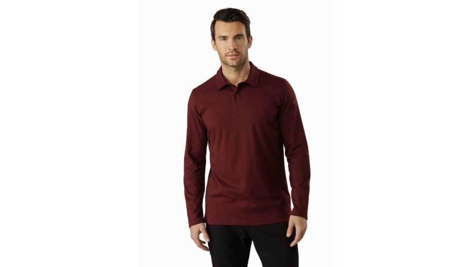 Arcteryx Captive Ls Polo - Mens, Flux, Extra Small, 394640