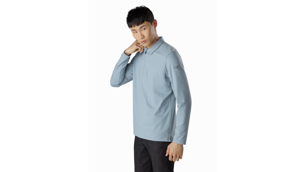Arcteryx Captive Ls Polo - Mens, Robotica, Small, 394646