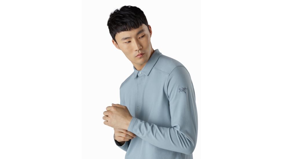 Arcteryx Captive Ls Polo - Mens, Robotica, Small, 394646
