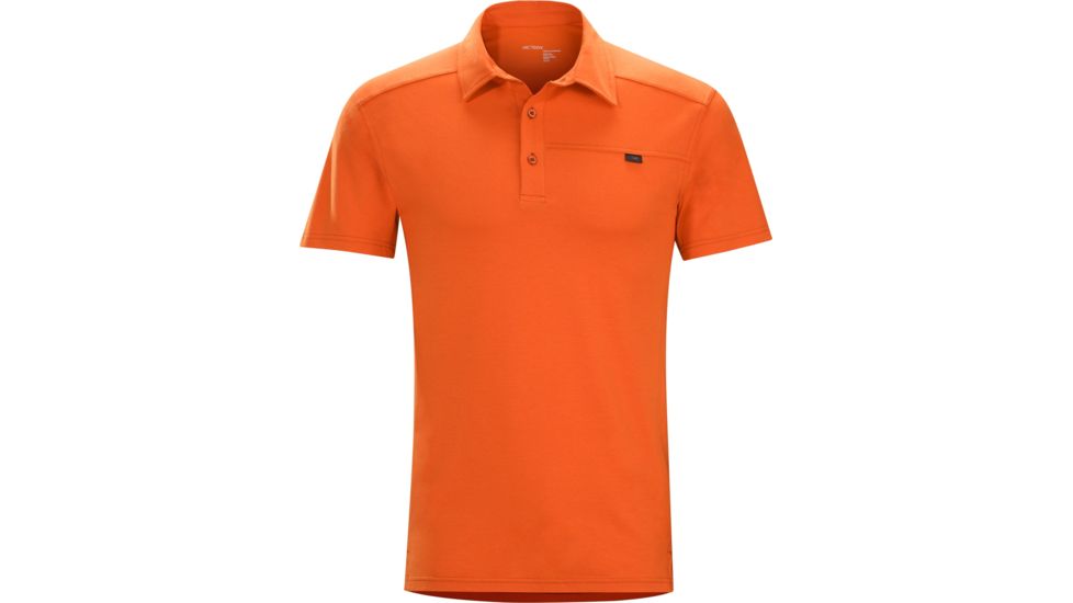 Captive Short Sleeve Polo - Mens-Rojo-Small