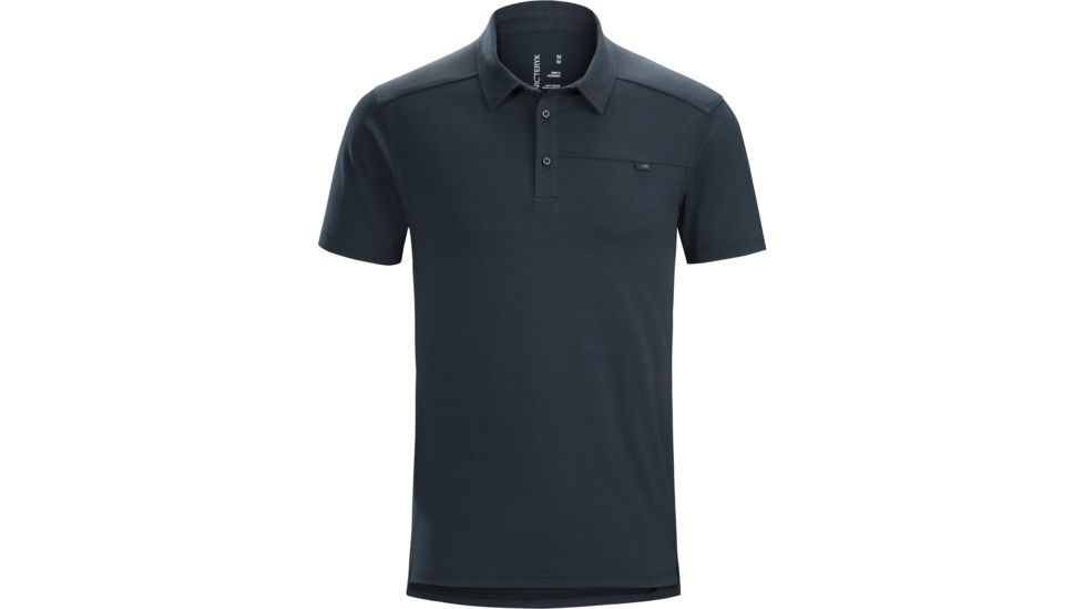 ArcTeryx Captive Short Sleeve Polo- Mens, Tui, 2XL, 372304