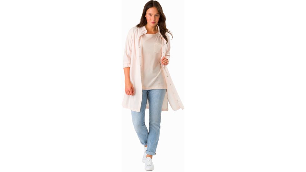 Arcteryx Contenta Shirt Long Sleeve - Womens, Origami, Extra Small, 373128