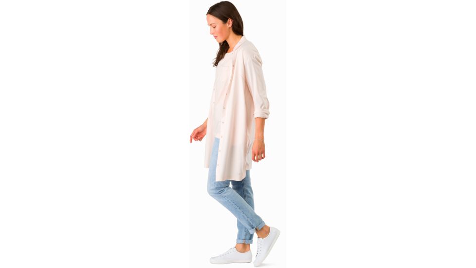 Arcteryx Contenta Shirt Long Sleeve - Womens, Origami, Extra Small, 373128