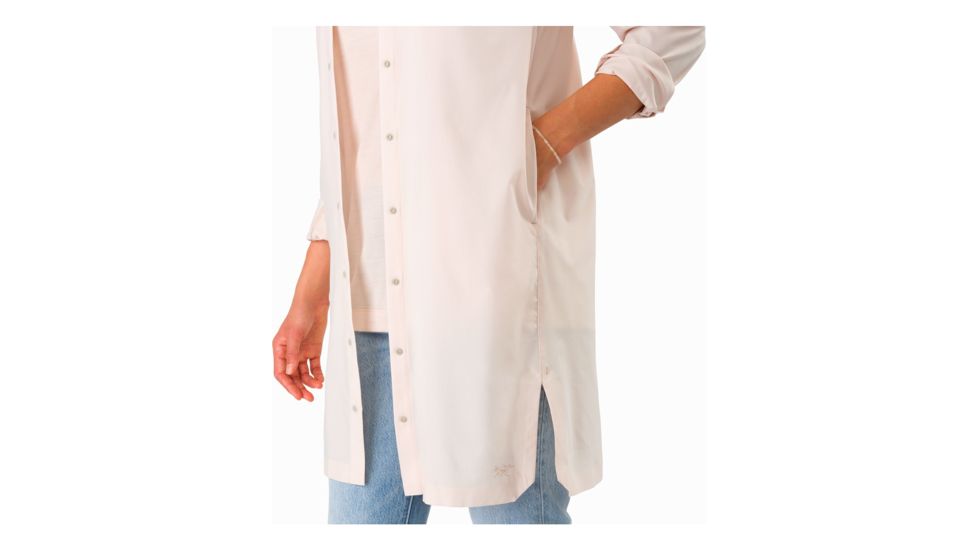Arcteryx Contenta Shirt Long Sleeve - Womens, Origami, Extra Small, 373128