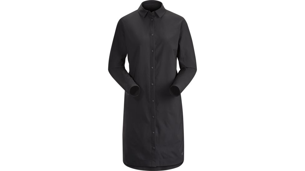 Arc'teryx Contenta Shirt with Long Sleeve - Women's, Black, Extra Small, 373122