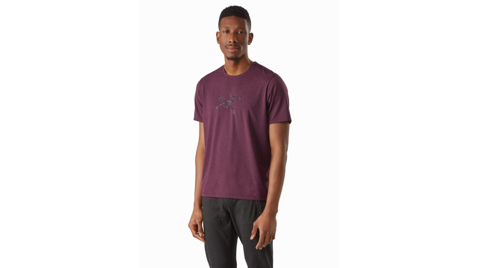 Arcteryx Cormac Logo SS - Mens, Rhapsody, Extra Small, 437388