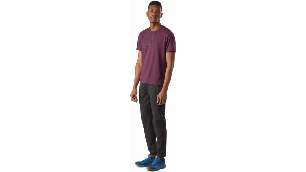 Arcteryx Cormac Logo SS - Mens, Rhapsody, Extra Small, 437388