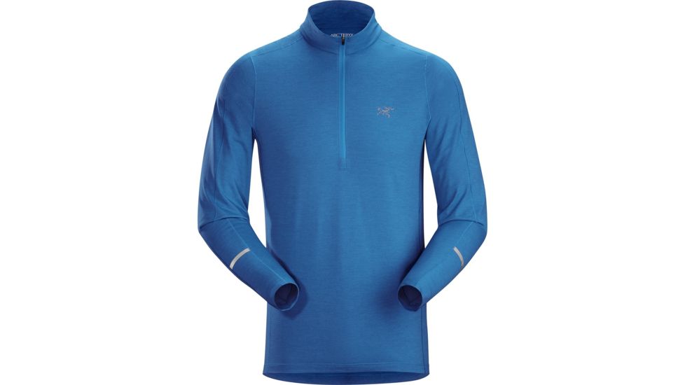 Arcteryx Cormac Zip Neck Long Sleeve - Mens, Deep Cove, Large, 327166