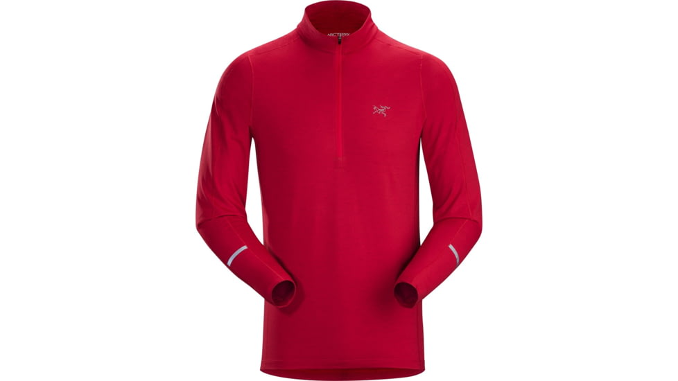 Arcteryx Cormac Zip Neck Long Sleeve - Mens, Red Beach, 2XL, 327177